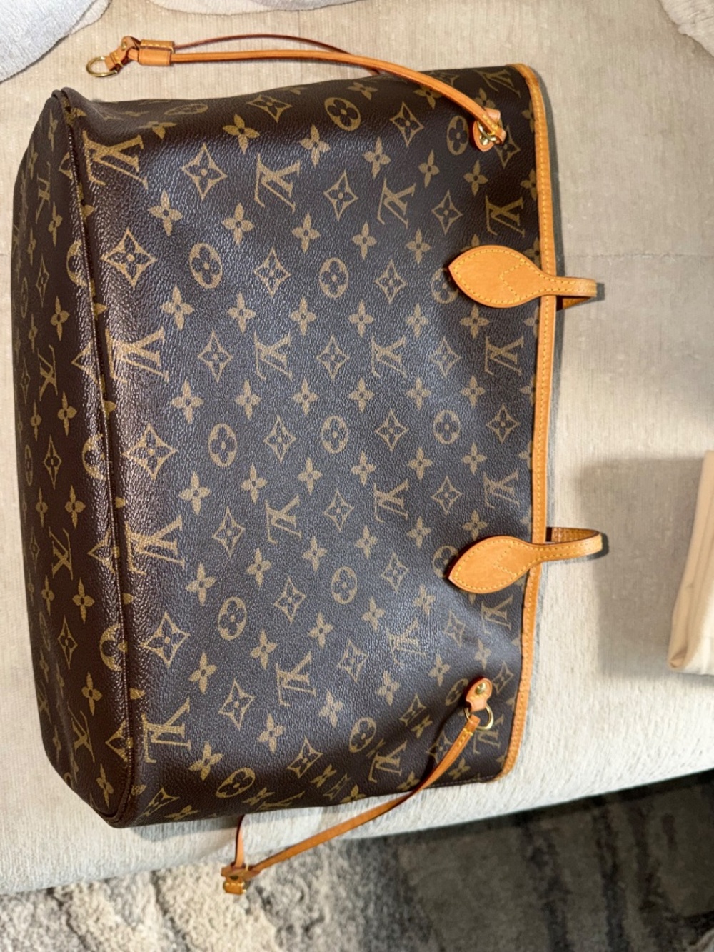 Louis Vuitton Neverfull MM Rose Beige - Picture 2 of 8